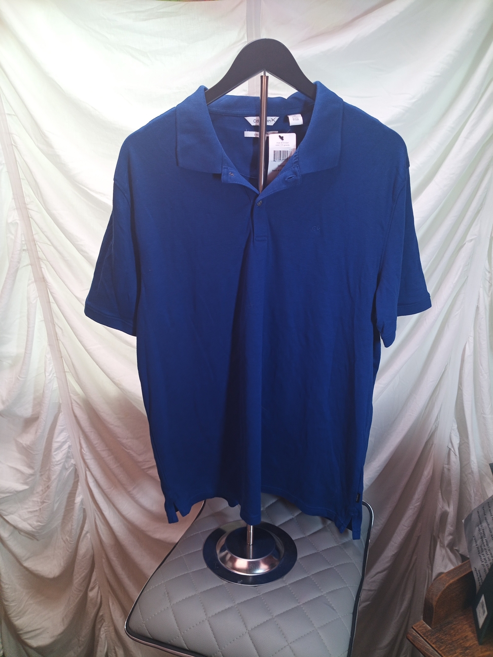 Calvin Klein Men's Deep Blue Polo Shirt